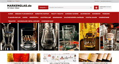 Desktop Screenshot of markenglas.de